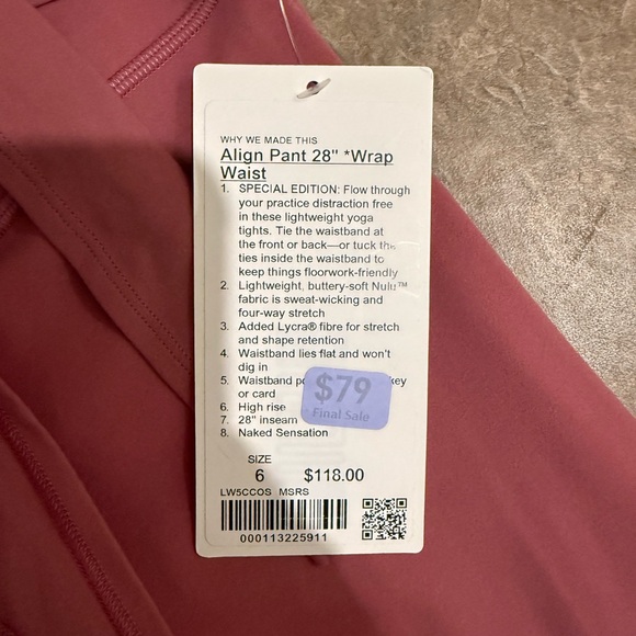 Lululemon Align pant - Picture 4 of 5